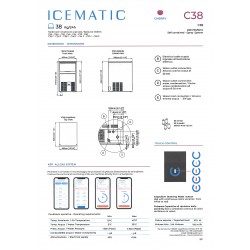 Fabbricatori di ghiaccio a spruzzo ICEMATIC C28 IGO-ICM/C38