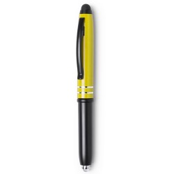 Penna Puntatore Touch CORLEM  a sfera in alluminio con cappuccio puntatore touch con luce