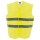 Gilet KROSS riflettente alta visibilità giallo CE poliestere personalizzato AST-8025