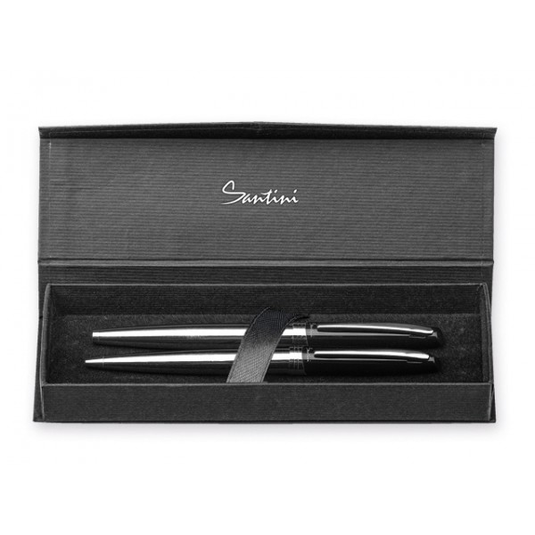 Set penna SANTINI Azaria a sfera in ceramica e una in metallo 