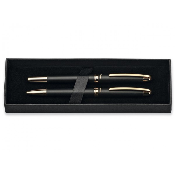 Set penna SANTINI Ezekiel a sfera in ceramica ed una penna in metallo