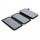 Powerbank solare a 3 pannelli solari da 8000 mAh XND-P323811 personalizzabile nero