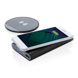 Set ricarica wireless nero XND-P324611 personalizzabile