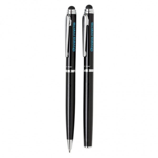 Set penna sfera e roller SWISS PEAK con touch XND-P610450