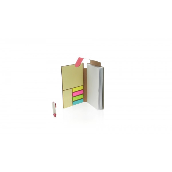 Bloc notes Cravis cartone riciclato resistente AST-4887 con segna pagine 