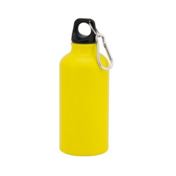 Borraccia MENTO AST-3384 in alluminio 400 ml tappo nero con moschettone vari colori personalizzabile