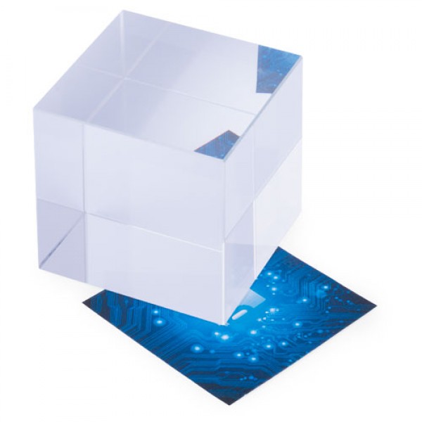 Fermacarte in vetro CUDOR cubo AST-5042
