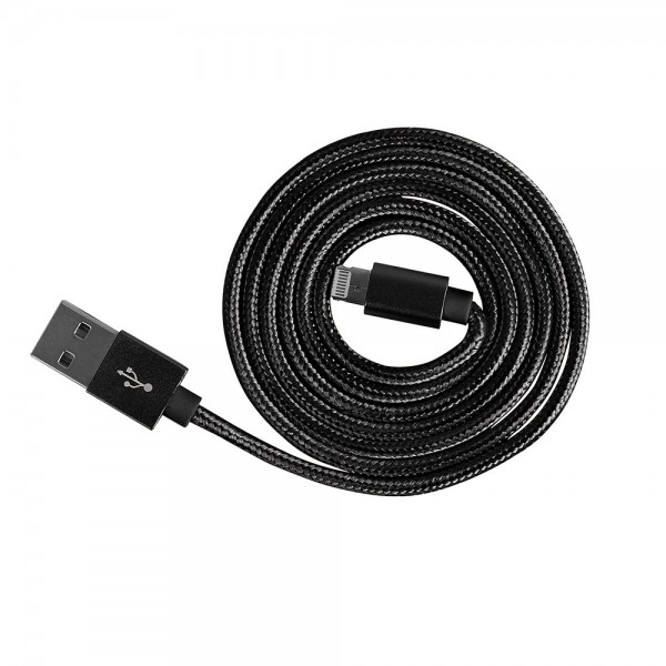 Cavo 2 in 1 per USB Micro USB e il connettore Lightning 1 mt schermato alta qualità personalizzabile nero 