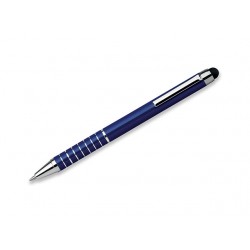 Penna SHORTY a sfera in metallo touch refil blu
