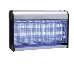 Zanzariera CFG Zanza Zap 40 Led alimentazione 230V consumo 31 Watt scarica elettrica 2500 Volt area di copertura max 300mq misure 66,5x32,5x9,6cm