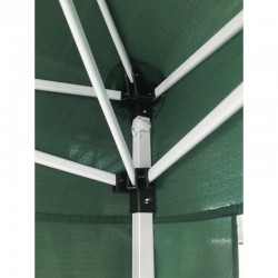 Gazebo pieghevole da giardino con laterali e finestra 3x3 mt automatico 3 colori IGO-FPTYX3100T-3x3