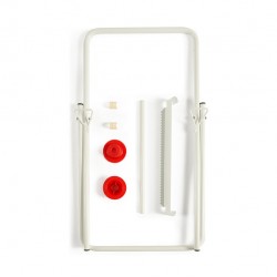 Porta bobina da terra metallo colore bianco IGO-OD/0464G