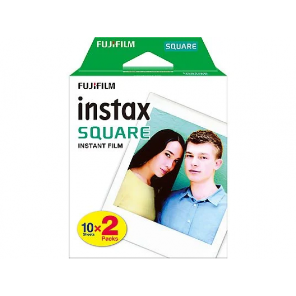 Pellicola - istantanea - FUJIFILM - Instax Square Film - formato 86mm x 72mm - cf da 20 fg Pellicola - istantanea - FUJIFILM - Instax Square Film - formato 86mm x 72mm - cf da 20 fg