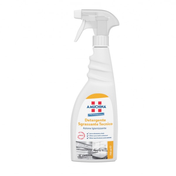 Detergente sgrassante tecnico Amuchina Professional 750ml HACCP Food Piani cottura cucine griglie IGO-OD419768