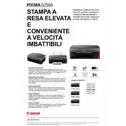 MULTIFUNZIONE CANON Pixma G2560 4466C006 inkjet A4 colori IGOALT-4466C006