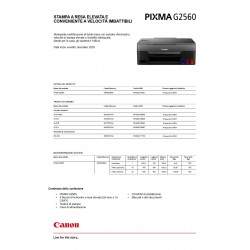 MULTIFUNZIONE CANON Pixma G2560 4466C006 inkjet A4 colori IGOALT-4466C006