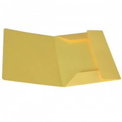 Cartelline 3 lembi cartoncino Bristol 200 gr 25x34,5cm giallo Cartotecnica del Garda conf. 25 pezzi IGO-OD48045