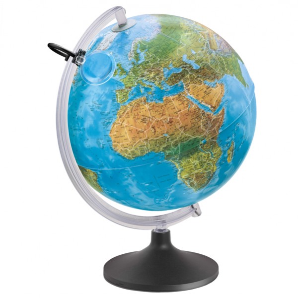 Globo geografico illuminato Lumierissimo diametro 30cm Tecnodidattica IGO-OD/0330LULGITLNTL46