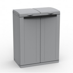 Contenitore EcoCab 3 per raccolta differenziata 68x39x88,7 cm 2 porta sacco da 110 L ciascuno Terry IGO-OD/61228