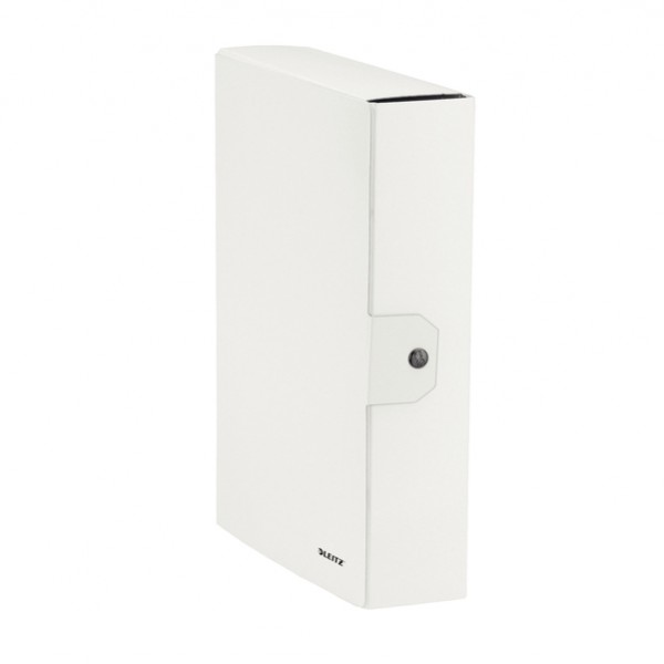 Scatola progetto LEITZ WOW dorso 8cm 25x35cm bianco metallizzato cod. 62121