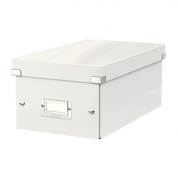 Scatola archivio Click & Store per DVD 20,6x14,7x35,2 cm bianco 64473