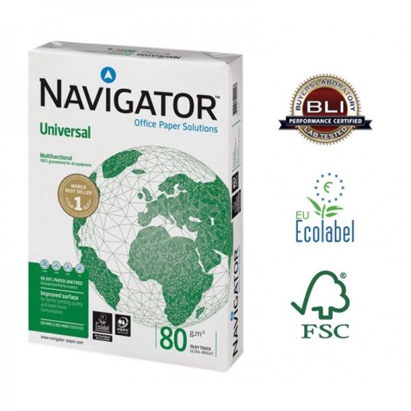 Carta per fotocopie Navigator A4 80 gr/mq IGO-OD/252X80B021297