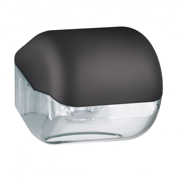 Dispenser Soft Touch di carta igienica plastica nero Mar Plast IGO-ODA61900NE