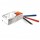 Spirali plastici TITANIUM 21 anelli tondi A4 colore bianco capacità rilegatura 220 fogli dorso 25 mm cf 50 pz