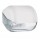 Dispenser Soft Touch di carta igienica plastica bianco Mar Plast IGO-ODA61900BI