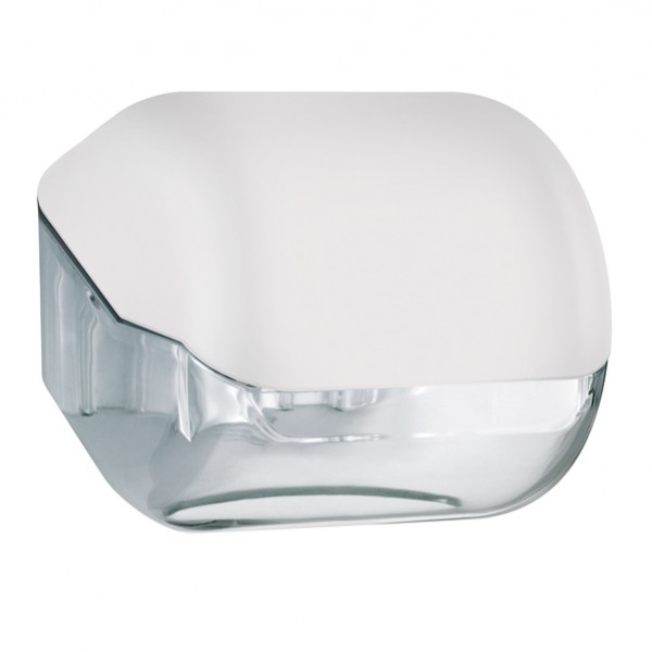 Dispenser Soft Touch di carta igienica plastica bianco Mar Plast IGO-ODA61900BI