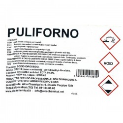Sgrassante ALCA Puliforno Pulisci forno HACCP flacone da 1 Lit. Sgrassante ALCA Puliforno Pulisci forno HACCP flacone da 1 Lit.