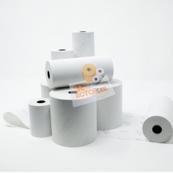 Rotolo per calcolatrici e stampanti carta termica BPA free 57mmx25mt cf 10 pz Rotolificio Pugliese IGO-OD86519