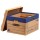 Scatola per traslochi BANKERS BOX SmoothMove Prime Fastfold in robusto cartone a doppio strato assemblaggio manuale e chiusura con nastro adesivo standard capacità 47 lit. dimensioni 38,7 x 29,4 x 44,5 cm cf 10 pz