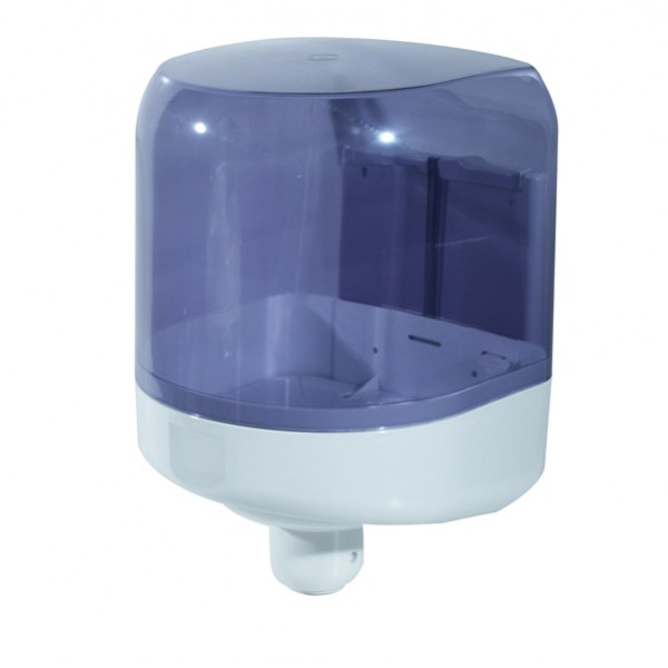 Dispenser asciugamani a spirale Prestige formato Maxi bianco/azzurro trasparente Mar Plast IGO-ODA58171