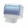 Dispenser per asciugamani in rotolo/fogli plastica bianco/azzurro trasparente Mar Plast IGO-ODA60210