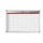 Planner magnetico settimanale 90x60cm silver Bi-Office IGO-OD/GA03266170