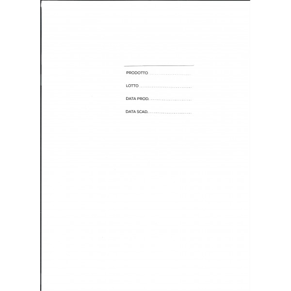 Etichette bianche personalizzate carta adesive Alix 7x5 cm IGO-ETC7x5