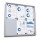 Bacheca a libro magnetica linea MAGNETIC porta avvisi 2xA4 verticale area visibile 44x31cm IGO-IW/BOARD500