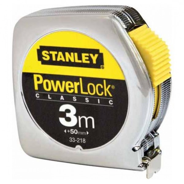 Flessometro Power Lock 3 mt larghezza nastro 12,7 mm Stanley IGO-ODM33218