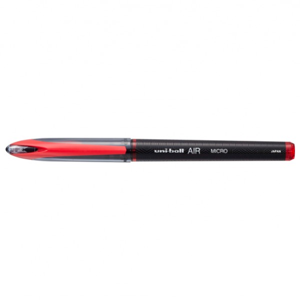 Penna roller Uni Mitsubishi Uni Ball Air con cappuccio punta 0,5mm rosso IGO-OD/M UBA188M R