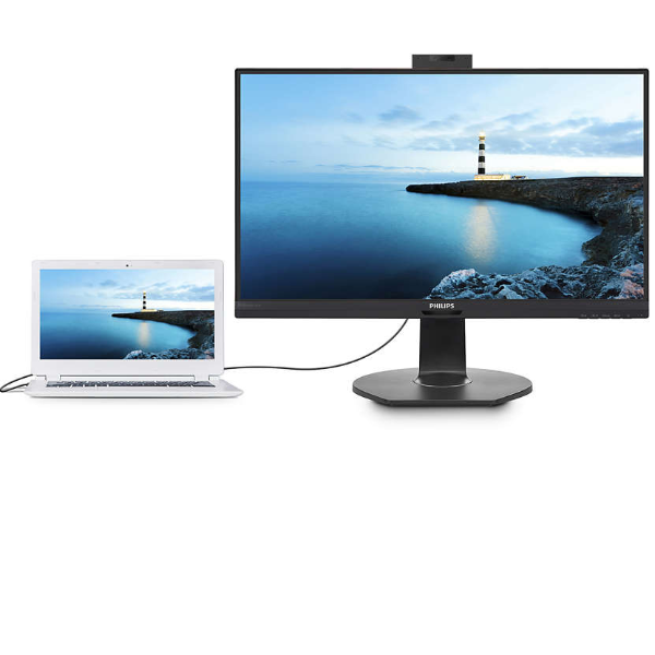 Monitor PHILIPS 272B7QUBHEB 27" IPS QHD DOCKING USB UNICO CAVO IGO-ESO/272B7QUBHEB