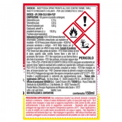 Insetticida spray Overcid bomboletta auto svuotante 150ml Protemax IGO-OD/PROTE301