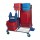 Carrello Star 2 in ferro cromato 82x71xh105cm Taxon IGO-OD51000