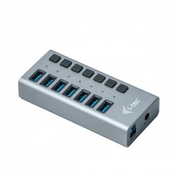HUB USB-A 3.0 a 7 porte USB 3.0 10W per porta + Alimentatore 36W IGO-ESP/U3CHARGEHUB7