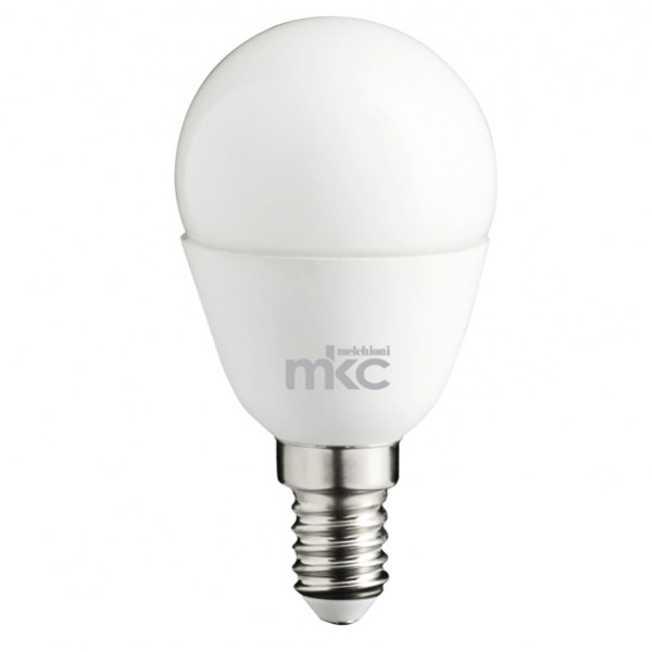 Lampadina MKC led mini sfera 5,5W E14 6000K luce bianca fredda