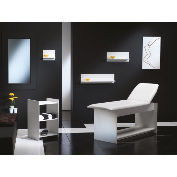Lettino Mirko massaggi in legno fisso 2 zone con schienale regolabile 192x62x75h cm IGO-ELT/LE127