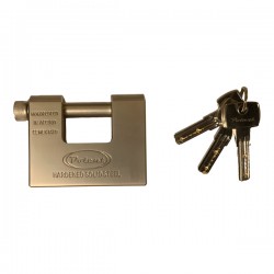 Lucchetto monoblocco 30 mm 13x38,5 mm per serrande acciaio temprato Metalplus IGO-OD/96788