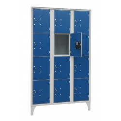 Casellario metallo per scuola 12 vani 105x50x180h cm FSM-H105Q1803D