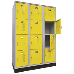 Armadio scuola casellario 12 posti 120x50x175h cm IGO-FSM/H120Q1753D