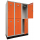 Armadio multi spogliatoio linea Cornice 120x50x175 6 posti sovrapposti FSM-COR COL3 FIL2 SOVR